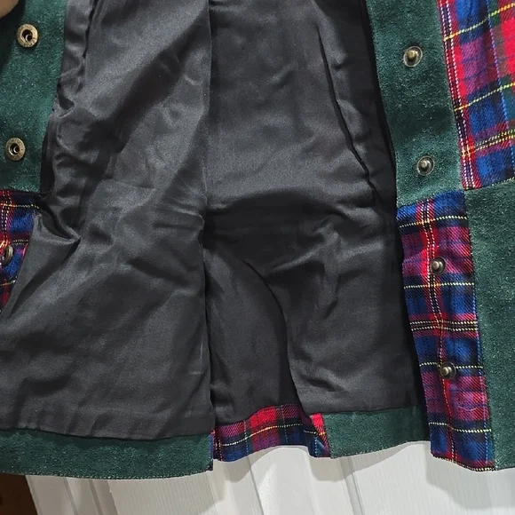 Mona Mode Vintage Plaid Mini Skirt Woman's Size 10 - Picture 4 of 14